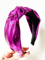 Purple Metallic Headband