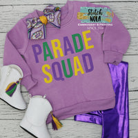 Parade Squad Printed Tee or Sweatshirt
