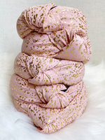 Pink and Gold Headband