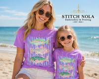 Striped Fish Graphic Tee