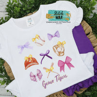 Coquette Tiger Baseball Printed Shirt