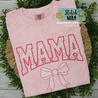 Coquette Esthetic Mama Printed Tee