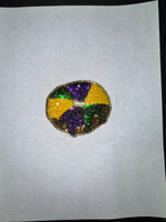 Mini Mardi Gras Sequin Patch