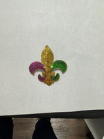 Mini Mardi Gras Sequin Patch