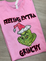 Feeling Extra Faux Sequins Printed Tee