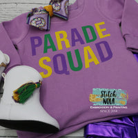 Parade Squad Printed Tee or Sweatshirt