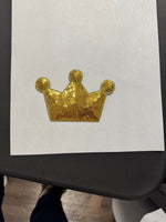 Mini Mardi Gras Sequin Patch