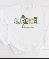 Krewe Mardi Gras Printed Tee or Sweatshirt