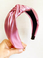 Pink Metallic Headband