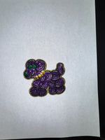 Mini Mardi Gras Sequin Patch