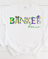Krewe Mardi Gras Printed Tee or Sweatshirt