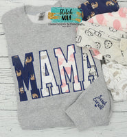Mama Appliqued Top with Your Baby Clothing