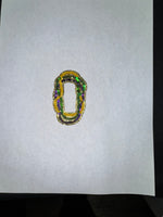 Mini Mardi Gras Sequin Patch