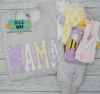 Mama Appliqued Top with Your Baby Clothing