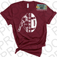 Destrehan Booster Club Football Player Printed Tee
