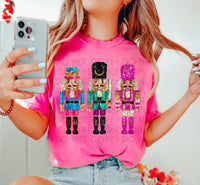 Nutcracker Trio Faux Sequins Printed Tee