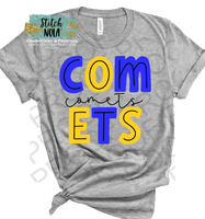 Comets Printed Tee