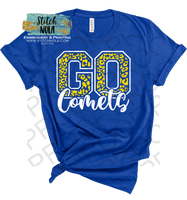 Go Comets Printed Tee
