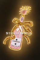 Pink Champagne Sequin Patch