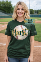 Any Team Baseball Faux Glitter Graphic Tee