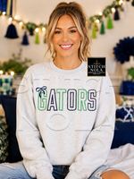 Custom Embroidery Varsity Sweatshirt, Team School Pride Apparel | College Sweatshirt | Mascot Sweatshirt