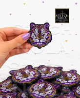 Tiger Head Sequin Patch