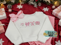 Santa Coquette Embroidered Sweatshirt