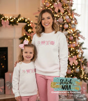 Santa Coquette Embroidered Sweatshirt