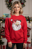 Sequin Santa Patch Sweatshirt