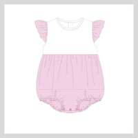 Personalized Striped Flutter Bubble