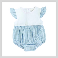 Personalized Striped Flutter Bubble