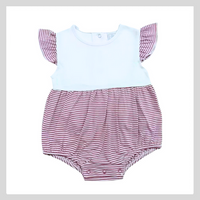 Personalized Striped Flutter Bubble