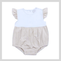 Personalized Striped Flutter Bubble