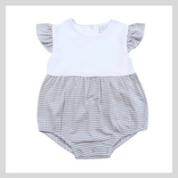 Personalized Striped Flutter Bubble