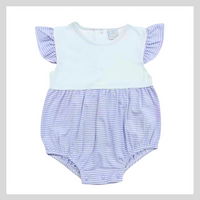 Personalized Striped Flutter Bubble