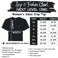 Mardi Gras Script Sequin Crop Tee