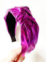 Purple Metallic Headband