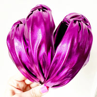 Purple Metallic Headband