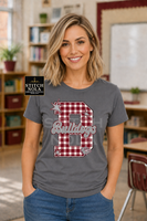 Custom Varsity Letter Spirit Shirt | Any School, Any Team, Any Colors | Personalized Game Day Tee | Teacher Spirit Shirt