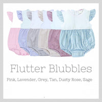 Personalized Striped Flutter Bubble