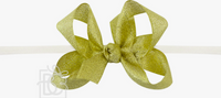 1/4" Pantyhose Headband W/Signature Grosgrain Bow 3.5" Large Bow