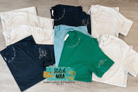 Mama and Sleeve Embroidered Collar Tee