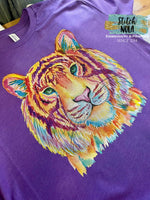 Colorful Tiger Printed Tee