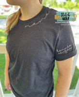 Mama and Sleeve Embroidered Collar Tee