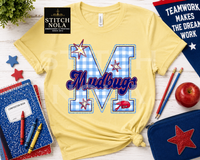 Custom Varsity Letter Spirit Shirt | Any School, Any Team, Any Colors | Personalized Game Day Tee | Teacher Spirit Shirt