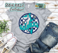 Preppy Shark Printed Tee