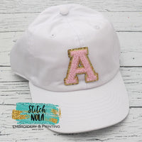 Kids and Adult Varsity Letter Hat