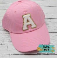 Kids and Adult Varsity Letter Hat