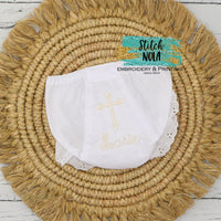 Personalized Bloomers ,Personalized Diaper Cover, Embroidered Bloomers, Newborn, Layette