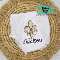 Personalized Bloomers ,Personalized Diaper Cover, Embroidered Bloomers, Newborn, Layette